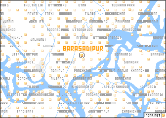map of Bara Sādipur