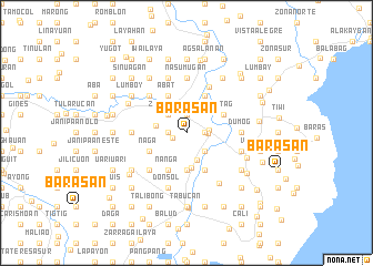 map of Barasan