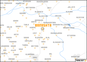 map of Barashtā