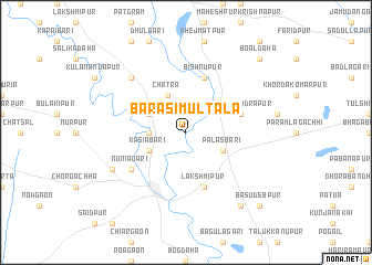 map of Bara Simultala