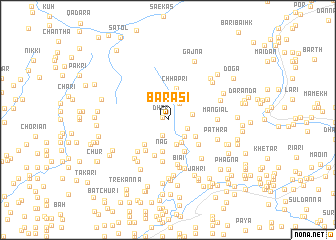 map of Barāsi