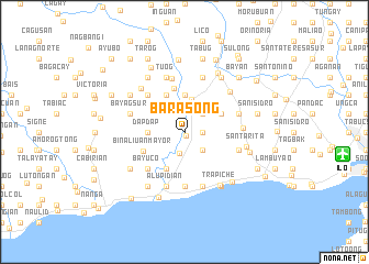 map of Barasong
