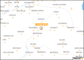 map of Baraspī