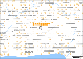 map of Barassart