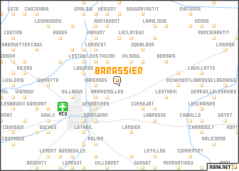 map of Barassìer