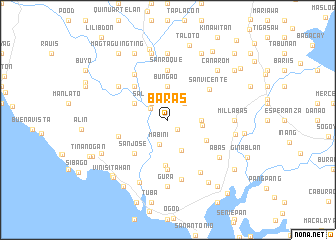 map of Baras