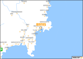 map of Baras