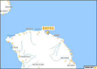 map of Baras