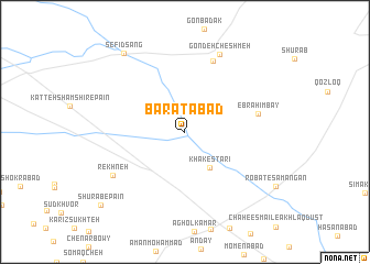 map of Barātābād