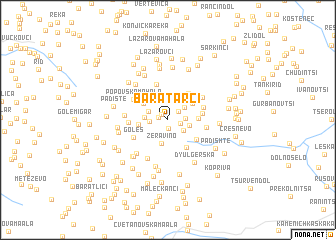 map of Baratarci