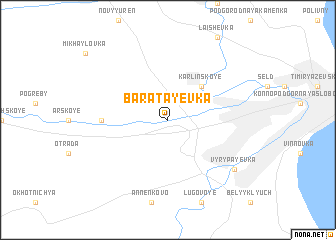 map of Baratayevka