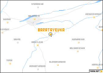 map of Baratayevka