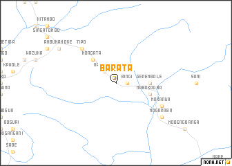 map of Barata