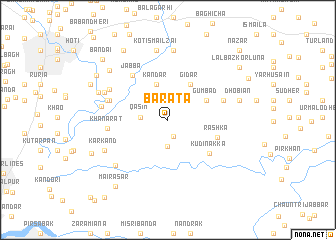 map of Barāta