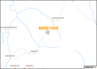 map of Baratinha