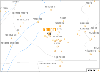 map of Barātī