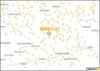 map of Baratlici