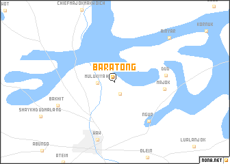 map of Baratong