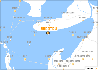 map of Baratou