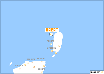 map of Barat