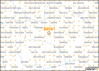 map of Barāt