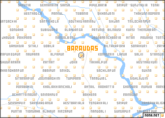 map of Bara Udās