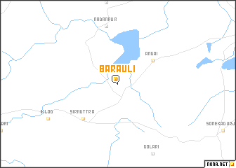 map of Barauli