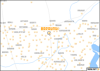 map of Baraundi