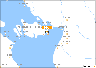 map of Barau