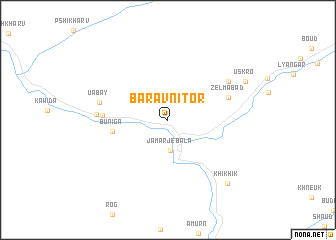 map of Baravni Tor