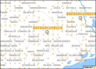 map of Barawakumbuka