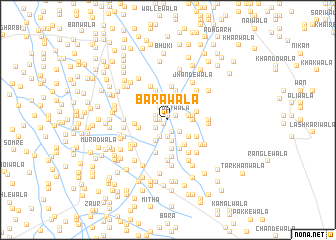 map of Bārawāla