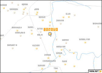 map of Barawa