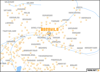 map of Bārāwila