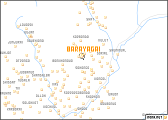 map of Bar Ayāgai