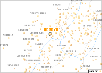 map of Baraya