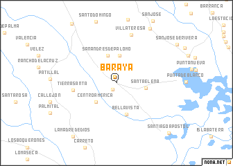 map of Baraya