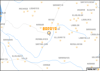 map of Baraya