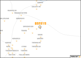 map of Baraya