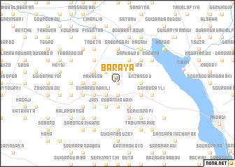map of Baraya