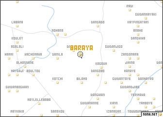 map of Baraya