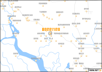 map of Barayira