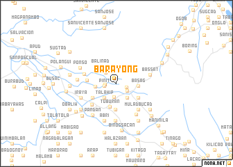 map of Barayong