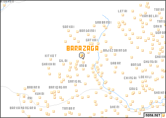 map of Bara Zaga