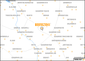 map of Bara Zaki
