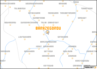 map of Barazé Gorou