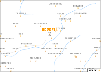 map of Bārāzlū