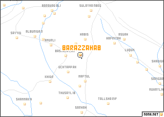 map of Bar az Zahab