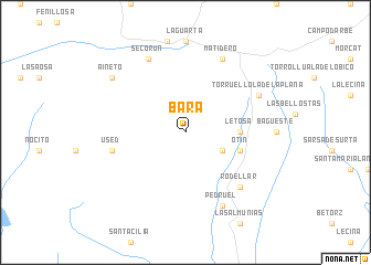 map of Bara