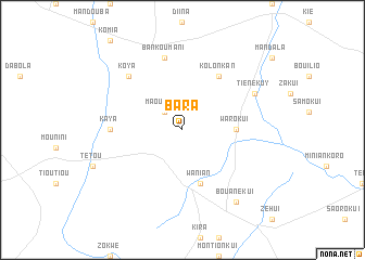 map of Bara